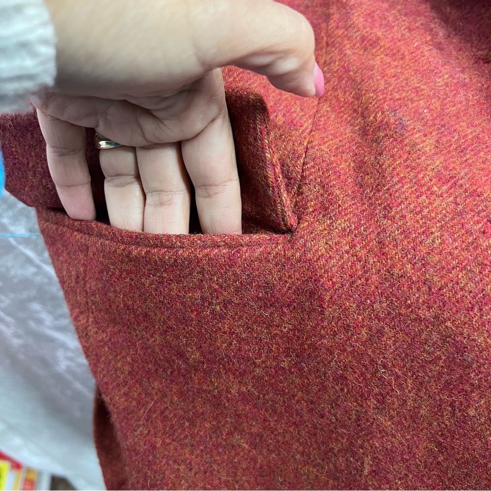 Talbots Rust Tweed Blazer Jacket - Picture 6 of 16